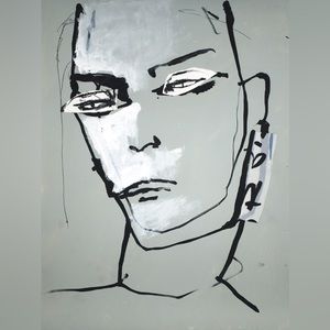 Original Mixed Media Art “Unrefined Face #24”